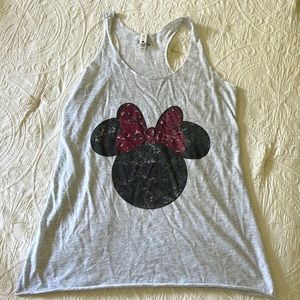 Womens Minnie Mouse racerback tank